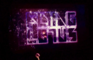 Flying Lotus 3D visual stage imagery